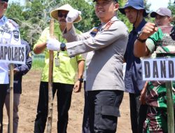 Kapolres Lahat Ikuti Zoom Meeting Penanaman Jagung Serentak Kuartal IV, Dukung Program Ketahanan Pangan Nasional