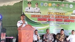 Pemdes Lesung Batu Terima Kunjungan Bupati Lahat di Kawasan Terpadu Kebun Buah Cuko Simpou