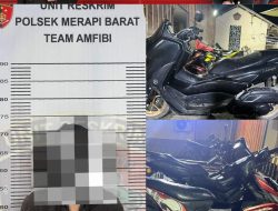 Polsek Merapi Amankan Pelaku Curanmor di Muara Maung