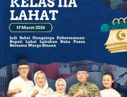 Bupati Lahat Buka Puasa Bersama Warga Binaan Lapas Kelas IIA Lahat