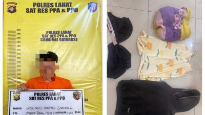 Polres Lahat Amankan Terduga Pelaku Persetubuhan terhadap Anak di Bawah Umur