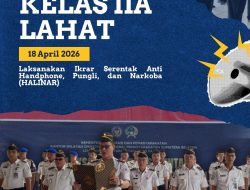 Lapas Kelas IIA Lahat Gelar Ikrar Serentak Anti HALINAR