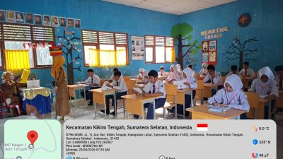 SMPN 1 Kikim Tengah Laksanakan ASAJ Tertulis