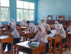 ASAJ Hari Ketiga, 228 Siswa SMPN 1 Lahat Selatan Ikuti Ujian dengan Tertib dan Lancar