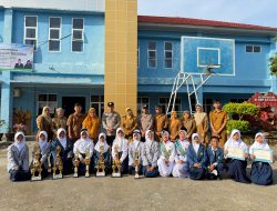 SMP Negeri 5 Lahat Gelar Upacara dan Edukasi Anti-Bullying Bersama Polres Lahat