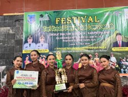 Sanggar Tari Raga Rantau SMAN 3 Kikim Timur Raih Juara III Lomba Tari Kreasi HUT ke-157 Kabupaten Lahat