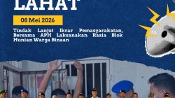 Tindak Lanjut Ikrar Pemasyarakatan, Lapas Kelas IIA Lahat Bersama APH Gelar Razia Blok Hunian