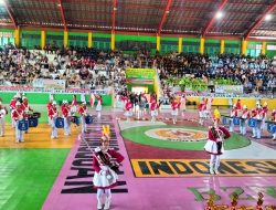 SMP Negeri 2 Lahat Kirim Tim Drumband pada HUT ke-157 Kabupaten Lahat