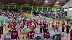 SMP Negeri 1 Merapi Barat Ikuti Lomba Drumband Tingkat Kabupaten Lahat 
