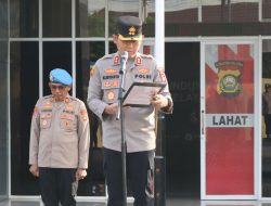 Polres Lahat Tekankan Larangan Penyalahgunaan Narkoba Saat Apel Pagi