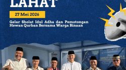 Lapas Kelas IIA Lahat Gelar Sholat Idul Adha dan Pemotongan Hewan Kurban Bersama Warga Binaan