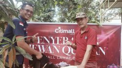 Citimall Lahat Salurkan Hewan Kurban untuk Masyarakat Sekitar pada Idul Adha 2026