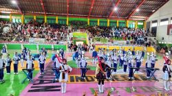 SMP Negeri 1 Lahat Selatan Ikuti Lomba Drumband HUT ke-157 Kabupaten Lahat
