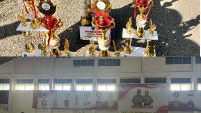 SMP Negeri 5 Lahat Raih Juara Umum Lomba Drumband HUT ke-157 Kabupaten Lahat