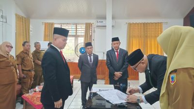 Dr. Baslini Resmi Dilantik sebagai Sekretaris Dinas Pendidikan Kabupaten Lahat