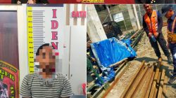 Satreskrim Polres Lahat Ungkap Kasus Pencurian Rel Kereta Api, Satu Pelak