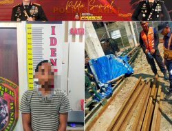 Satreskrim Polres Lahat Ungkap Kasus Pencurian Rel Kereta Api, Satu Pelak