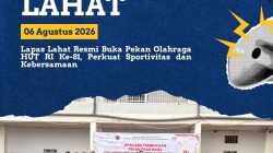 Lapas Kelas IIA Lahat Buka Pekan Olahraga HUT ke-81 RI, Perkuat Sportivitas dan Kebersamaan