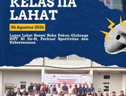 Lapas Kelas IIA Lahat Buka Pekan Olahraga HUT ke-81 RI, Perkuat Sportivitas dan Kebersamaan