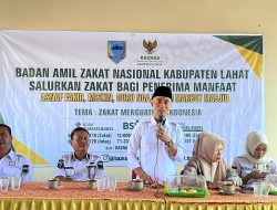 BAZNAS Lahat Salurkan Zakat kepada 368 Penerima Manfaat di Tiga Kecamatan