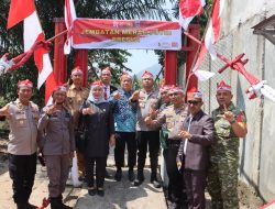 Kapolres Lahat Hadiri Peresmian Jembatan Merah Putih Presisi Secara Virtual