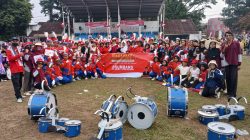 SMP Negeri 1 Kikim Selatan Tampil di Lomba Drumband dan PBB HUT RI ke-81