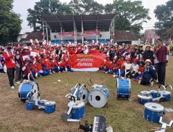SMP Negeri 1 Kikim Selatan Tampil di Lomba Drumband dan PBB HUT RI ke-81