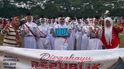 SMP Negeri 2 Merapi Barat Semarakkan HUT RI ke-81 dengan Lomba Drumband dan PBB