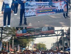 SMPN 2 Lahat Meriahkan Pawai Karnaval HUT RI ke-81