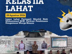 Lapas Lahat Peringati Maulid Nabi Muhammad SAW, Perkuat Pembinaan Keagamaan Warga Binaan