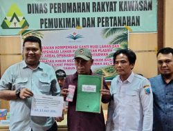 58 KK di Dua Desa Kikim Selatan Terima Kompensasi Pergantian Lahan dari PT Aditarwan