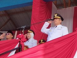 Bupati Lahat Pimpin Upacara HUT RI ke-81 di Lapangan Seganti Setungguan