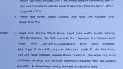 DPRD Lahat Rekomendasikan Pencabutan IUP PT LPPBJ