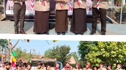 SMP Negeri 2 Lahat Hadiri Apel Besar Hari Pramuka ke-65 di Lahat Selatan