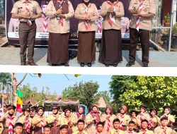 SMP Negeri 2 Lahat Hadiri Apel Besar Hari Pramuka ke-65 di Lahat Selatan