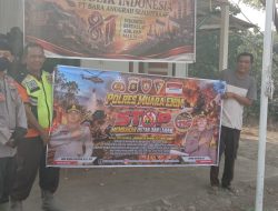 Status Siaga Polres Muara Enim Terus Gencarkan Himbauan Karhutlah 