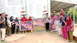 Cegah Karhutla, Polsek Kota Lahat Bersama PT Arta Prigel dan Perangkat Desa Gencarkan Sosialisasi “Stop Karhutla”
