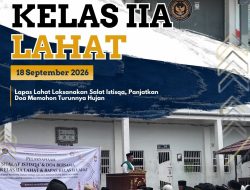 Lapas Lahat Gelar Salat Istisqa dan Doa Bersama