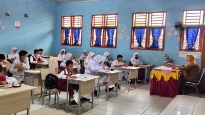 PUTS Dimulai, SDN 2 Lahat Uji Pemahaman Siswa Kelas 1 hingga 6