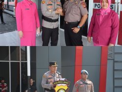 Kapolres Lahat Pimpin Upacara Laporan Kenaikan Pangkat Pengabdian Kompol Efperensi