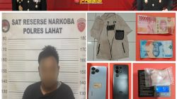 Satres Narkoba Polres Lahat Amankan 30 Paket Sabu Seberat 10,16 Gram