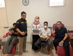 Sambut HUT ke-75 Divisi Humas Polri, Humas Polres Lahat Gelar Donor Darah Bersama PMI