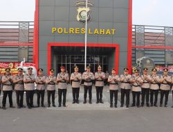 Kapolres Lahat Pimpin Sertijab Wakapolres, Kasat dan Kapolsek, Tekankan Profesionalisme Pelayanan