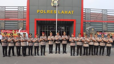 Kapolres Lahat Pimpin Sertijab Wakapolres, Kasat dan Kapolsek, Tekankan Profesionalisme Pelayanan