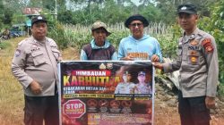 Cegah Karhutla, Polsek Jarai Gencarkan Sosialisasi dan Patroli di Desa Muara Jauh