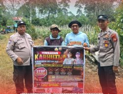 Cegah Karhutla, Polsek Jarai Gencarkan Sosialisasi dan Patroli di Desa Muara Jauh