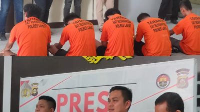 Polres Lahat Tertibkan Tiga Lokasi Diduga Terkait Narkoba, Sabu 6,09 Gram Diamankan